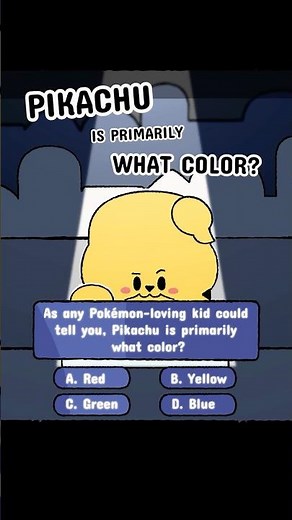 What color is Pikachu?