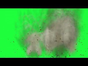 Dust Explosion Green Screen Effect