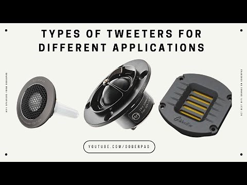 Types of Tweeters for different Applications