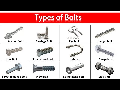 Bolts Types, Usages and Applications
