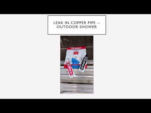 Copper Pipe Repair using JB Weld