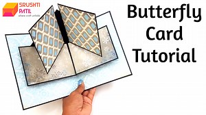 12K views · 590 reactions | This is tutorial video on butterfly card. A very unique card for using in scrapbook. I have tried to explain this card in simple steps hope you find it easy to learn. | Srushti Patil | Facebook