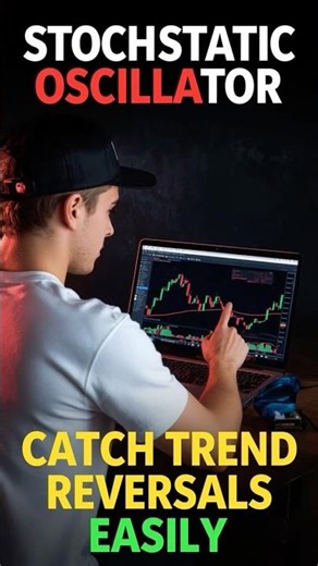 "Stochastic Oscillator Explained in 1 Minute | Catch Trend Reversals Easily" #trading #stockmarket