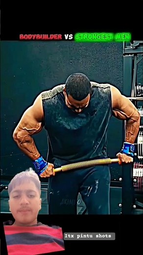 Bodybuilder vs Strongest man 💀