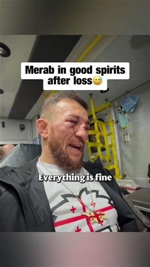 Merab calls his mother after losing his title at UFC 323❤️