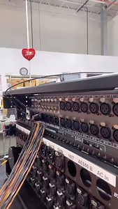 Happy #FlyRigFriday everyone! Lacing in the audio from the input split and output panel on this X32 fly rack! #RigsByBTPA #BTPAcables #flyrack | Best-Tronics Pro Audio