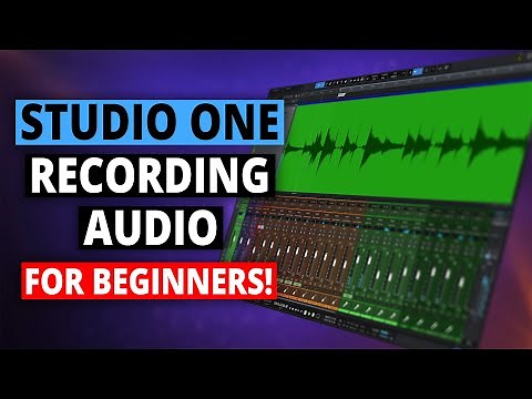 Studio One | Audio Recording Basics (Recording 101)