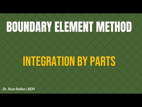 Boundary Element Method (BEM) – Integration by Parts Explained (1D Example)
