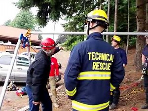 Arizona Vortex Tripod setup with Extended Easel Leg; Training with Vancouver Fire & Rescue