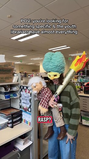 Me: ‘Do you have this super random thing?’ Youth Librarians: ‘Of course we do.’ 🙂‍↕️✨ IB: King County Library System #laramiecountylibrary #lovemylibrary #cheyennewyoming #publiclibrary | Laramie County Library System