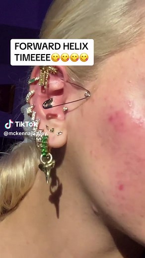 DIY Forward Helix Piercing Tutorial at Home