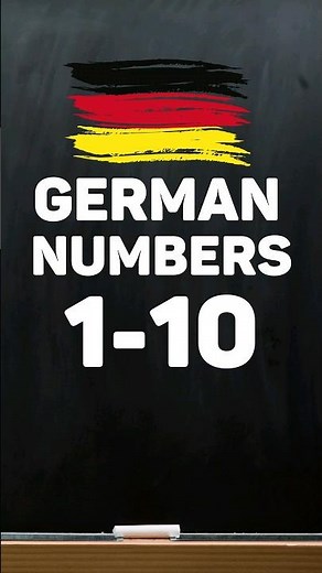 Learn Counting In German Numbers 1-10 for Beginners #germanlesson #learngerman