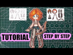 TUTORIAL MAKE PAPER DOLL STEP BY STEP | DIY