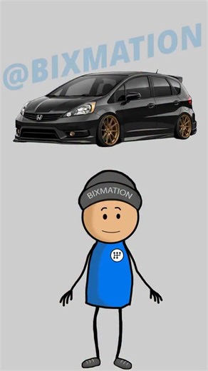 Bixmation on Instagram: "It’s the modern day ae86 (Bixmation on YouTube) - #hondafit #fit #underrated #vtec"
