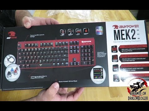 Unboxing and overview of the iBUYPOWER MEK 2 Pro RGB Mechanical Gaming Keyboard
