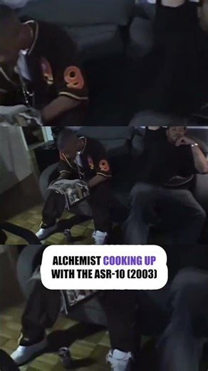 Alchemist making beats using the Ensoniq ASR-10 & Digidesign 002 💾🧪 (2003)