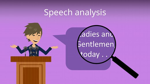 Was ist eine speech analysis?