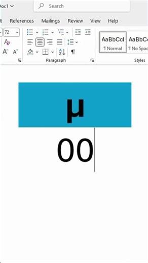 Type Micro Symbol with Keyboard Shortcut! #shorts