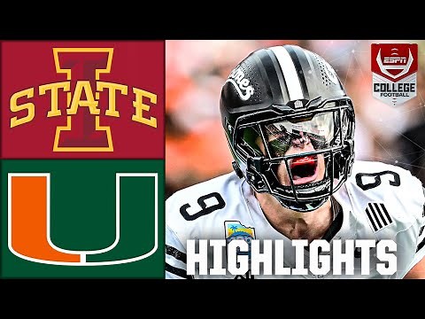 Pop-Tarts Bowl: Iowa State Cyclones vs. Miami Hurricanes | Full Game Highlights | ESPN CFB