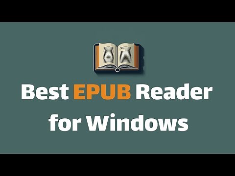 Best Software to Read EPUB on Windows 10 and 11