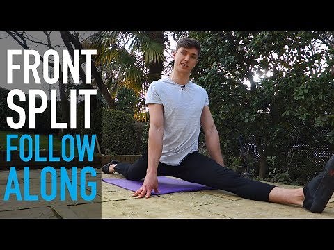 20 Minute Front Splits Routine (FOLLOW ALONG)