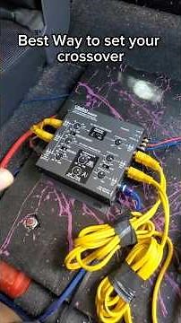Best way to set your crossover to make your speakers sound better