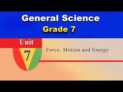Grade 7 General Science unit 7 | Force, Motion and Energy