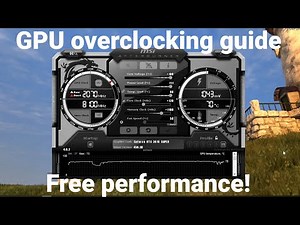 How To Overclock GPU - The Ultimate Guide | MSI Afterburner + Unigine Heaven Benchmark 4.0