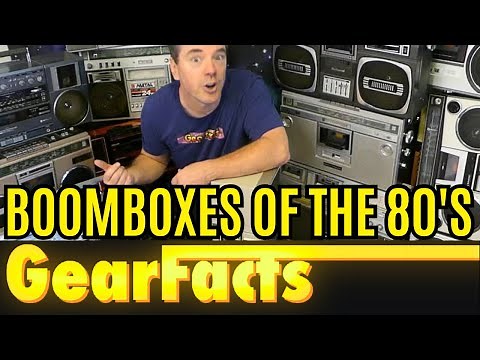 80's BOOMBOX collection. I love retro audio ;)