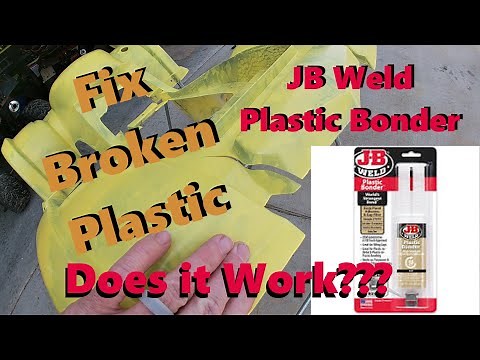 Fix Broken Plastic - JB Weld Plastic Bonder