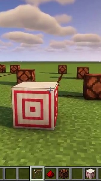 The TARGET Block In Minecraft! Redstone Basics Tutorial!