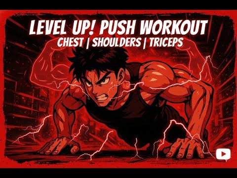 “Push Day for Beginners! Chest • Shoulders • Triceps — Easy Variations to Start!”