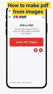 how to convert jpg to pdf | image to pdf converter