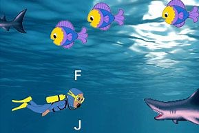 Shark Fingers Typing Game