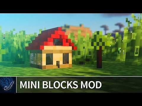 Minecraft: BUILD ANYTHING WITH MINI BLOCKS! Chisels & Bits Mod for Minecraft 1.12