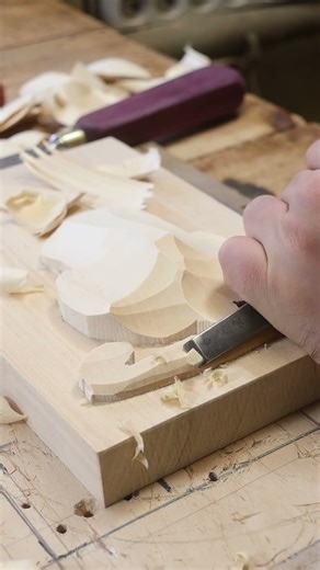 Tiger. Wood carving asmr, pyrography, satisfying butter #woodworking #woodcarving #pyrography