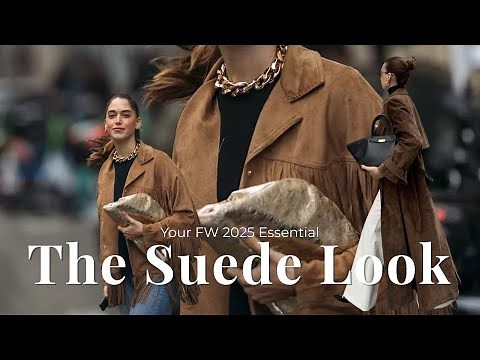 How to Style Suede Jackets & Coats | FW 2025 Fashion Trends