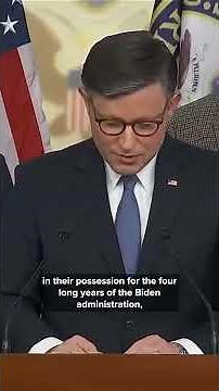 ‘They’re trying to attack President Trump': Mike Johnson on Democrats' timing of Epstein files votes