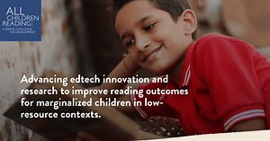 Foundations For Literacy - Childhood Literacy | All Children Reading