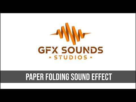 Paper Folding Sound Effect