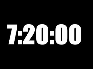 7 HOUR 20 MINUTE TIMER • 440 MINUTE COUNTDOWN TIMER ⏰ LOUD ALARM ⏰