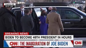 President-elect Joe Biden's motorcade has arrived at the US Capitol ahead of his inauguration cnn.it/360yrzk | CNN