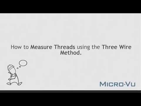 InSpec - How To: Measure Threads Using the Three Wire Method