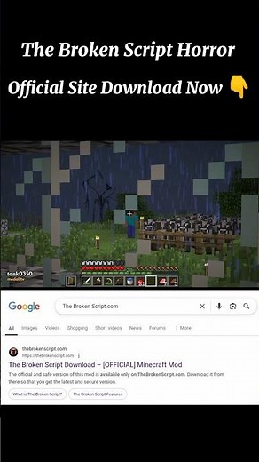 The Broken Script Horror Minecraft - Full Download & Guide