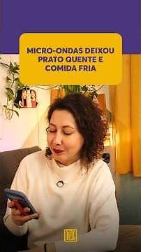 Micro-ondas esquentou o prato e não a comida - o que deu errado?