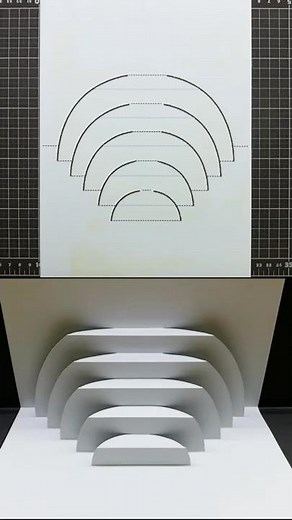 Kirigami Tutorial｜Paper Art｜Origami Art｜Kirigami Art｜Pop Up Card 29 #Shorts