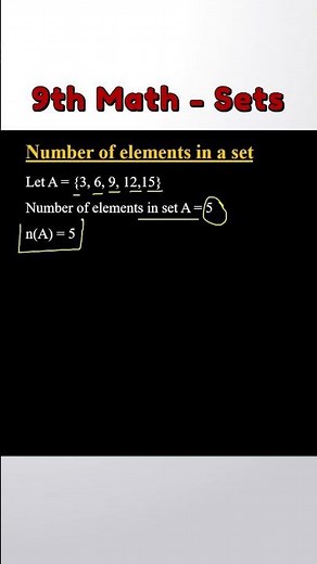 9th Math-1 Algebra Chapter 1 Sets | Maharashtra State Board - SSC Board | 9th Standard Algebra