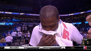 105K views · 101 shares | Kevin Durant's post-game interview after the Oklahoma City Thunder's Game 1 victory. | NBA TV | Facebook