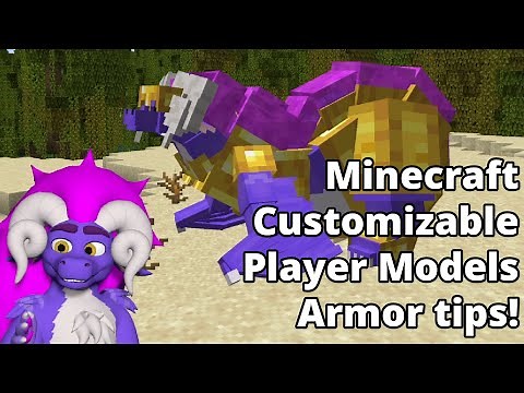 How to create Armor with the Customizable Player Models mod for Minecraft