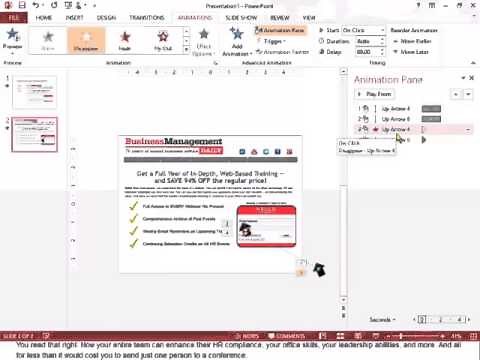Advanced PowerPoint: Animation Techniques